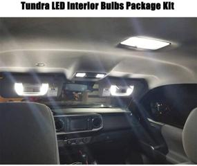 img 2 attached to 💡 D-Lumina 18ШТ LED лампы для салона | Совместимо с TOYOTA TUNDRA | 2007-2021 | Белый 6000K | Светодиоды серии 5050 SMD | В комплекте 2X инструмента для установки