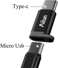 img 2 attached to 🔌 4-Pack Ailun USB Type C Adapter with Keychain - Sync and Charge for Galaxy s20, s20+, S20Ultra, S10, S9 Plus, MacBook, ChromeBook, and More Type C Port Devices