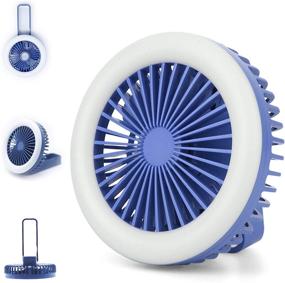 img 4 attached to 🌬️ Sansent Mini Portable Fan: USB Rechargeable, 3 Speed Adjustable Personal Desk Fan with Battery Operated Capability - Ideal for Outdoor Use and Can Fit in Pocket