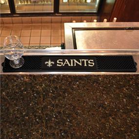 img 3 attached to FANMATS Orleans Saints Vinyl Drink