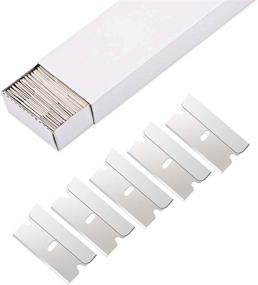 img 4 attached to 🔪 Efficient Paint and Decal Removal: EHDIS 100pcs Single Edge Stainless Steel Razor Blades for Standard Safety Scraper