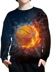 img 3 attached to 👕 Comfy and Stylish YSTARDREAM Sweatshirts: Perfect Boys' Clothing for 12-13 Years