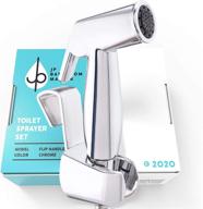 🚽 jp's handheld bidet sprayer for toilets - easy diy installation, ideal for homes or rentals, complete kit with adjustable pressure t-valve (palm control) логотип