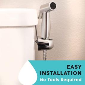 img 3 attached to 🚽 JP's Handheld Bidet Sprayer for Toilets - Easy DIY Installation, Ideal for Homes or Rentals, Complete Kit with Adjustable Pressure T-Valve (PALM CONTROL)