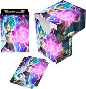 img 1 attached to 🐉 Ultimate Storage Solution for Dragon Ball Super - God Charge Vegeta Deck Box by Ultra Pro