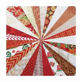 img 3 attached to 🎄 Christmas Collection Scrapbook Papers: Paperhues Red and White Handmade, 12x12 Inches, 24 Sheets