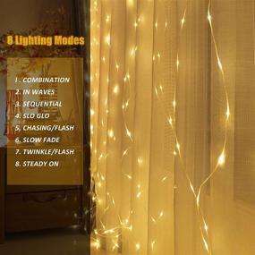 img 3 attached to GRONESTY Curtain 9 8X9 8Ft Powered Decoration Lighting & Ceiling Fans