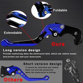 img 1 attached to Extendable Foldable Motorcycle Adjustment Levers