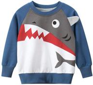 🦖 dinosaur sweatshirts for toddlers - boys' clothing pullover t-shirt logo