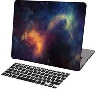 🚀 ksk kaishek macbook air 13 inch case (2018-2021 release, retina display) model a2337 m1 a2179 a1932, hard shell plastic cover with keyboard cover, space galaxy design logo