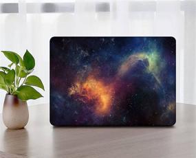 img 1 attached to 🚀 KSK KAISHEK MacBook Air 13 inch Case (2018-2021 Release, Retina Display) Model A2337 M1 A2179 A1932, Hard Shell Plastic Cover with Keyboard Cover, Space Galaxy Design