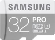 📷 samsung 32gb pro micro sdhc card (mb-mg32ea/am) - class 10 with adapter, up to 90mb/s logo