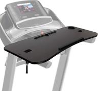 🏋️ enhance your exercise routine with the nexan treadmill laptop desk: ergonomic platform for notebooks, tablets, and laptops - fits treadmill handlebars up to 35 inches - includes cup tablet phone holder logo