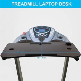 img 3 attached to 🏋️ Enhance Your Exercise Routine with the NEXAN Treadmill Laptop Desk: Ergonomic Platform for Notebooks, Tablets, and Laptops - Fits Treadmill Handlebars up to 35 inches - Includes Cup Tablet Phone Holder