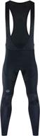 men's gel padded cycling bib pants: compression bike riding leggings with stretch for enhanced comfort logo