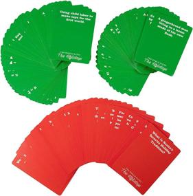 img 3 attached to 🃏 SCS Direct - Весь мир ненавидит праздники: Карточная игра для взрослых - 80 зеленых карт ответов, 30 красных карт вопросов