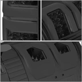 img 1 attached to 🚗 Улучшите свой 04-08 Ford F150/Lobo: DNA Motoring TL-F15004-LED-3D-CH-SM 3D светодиодная задняя фонарь тормозной лампы (пара)