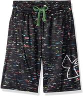 🩳 stylish and durable under armour renegade printed shorts: perfect for boys' clothing logo