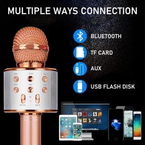 img 1 attached to Amolabe Microphone Wireless Bluetooth Recording