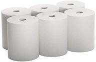 🧻 premium quality high capacity (tad) paper towels - 10 inch wide rolls (6 rolls) - fits touchless automatic towel dispenser logo