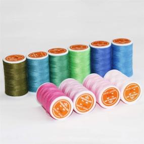 img 1 attached to 🧵 30 Colorful Polyester Sewing Thread Kits: 200 Yards per Spool for Hand & Machine Sewing