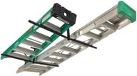 🔧 maximize garage space with storeyourboard double ladder ceiling rack - hi port 2: convenient home organizer hanger mount for garage storage and organization logo