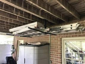 img 1 attached to 🔧 Maximize Garage Space with StoreYourBoard Double Ladder Ceiling Rack - Hi Port 2: Convenient Home Organizer Hanger Mount for Garage Storage and Organization