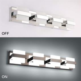 img 1 attached to 💡 Enhance Your Bathroom Space with SOLFART Dimmable Modern 4 Lights LED Vanity Lights!