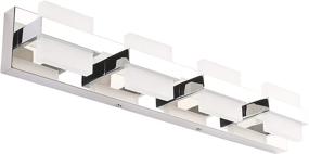 img 4 attached to 💡 Enhance Your Bathroom Space with SOLFART Dimmable Modern 4 Lights LED Vanity Lights!