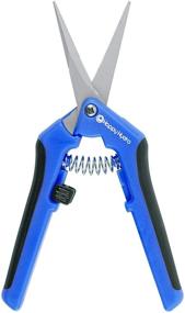 img 2 attached to ✂️ Happy Hydro 4 Pack of Curved Tip Stainless Steel Trimming Scissors: Efficient and Precise Trimming Tool