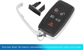 img 1 attached to 🔑 Черный корпус для замены брелока Land Rover 2010-2015 - X AUTOHAUX