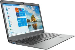 img 4 attached to 💻 13.3" Full HD Windows 10 Laptop, 1920 x 1080 Resolution, Lightweight 4GB RAM, Dual Band 5GHz WiFi for Faster Internet Speeds, Intel Celeron Processor, USB 3.0, Bluetooth, 64GB Storage (Includes Free 1-Year Office Subscription)