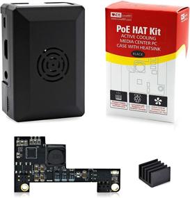 img 4 attached to LoveRPi PoE HAT Kit for Raspberry Pi 3 Model B+ with Sleek Black Case