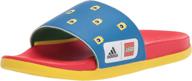 👟 adidas adilette comfort black boys' sandals - unisex youth footwear delivers ultimate comfort logo