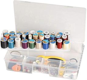 img 4 attached to ArtBin 7003AB Sewing Supply Storage System: Organize Your Supplies with Lift-Out Thread Spool Tray and Plastic Storage Case