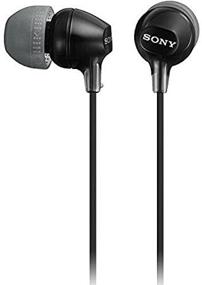 img 2 attached to 🎧 Sony MDR-EX15LP-BLACK: Tangle-Free In-Ear Headphones with 3 Pairs of Silicone Ear Buds