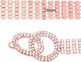 img 1 attached to Rhinestone Diamond Fashion Crystal WHIPPY Women's Accessories for Belts