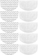 🧽 10-pack replacement pads for bissell powerfresh steam mop - compatible with models 1940 1806 1544 1440 2075 2685a 2814 series, including 19402 19404 19408 19409 1940a 1940f 1940q 1940t 1940w b0006 b0017 2075a by extolife логотип