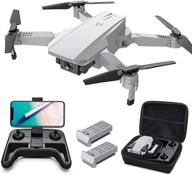 🚁 tomzon d25 drone with camera for adults 4k uhd: foldable quadcopter for beginners with optical flow positioning, headless mode, hand gesture photography, 3d flips, 2 batteries & storage bag – ultimate aerial experience logo