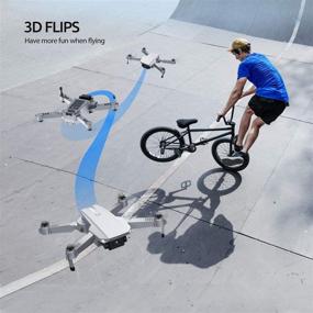 img 1 attached to 🚁 Tomzon D25 Drone with Camera for Adults 4K UHD: Foldable Quadcopter for Beginners with Optical Flow Positioning, Headless Mode, Hand Gesture Photography, 3D Flips, 2 Batteries & Storage Bag – Ultimate Aerial Experience