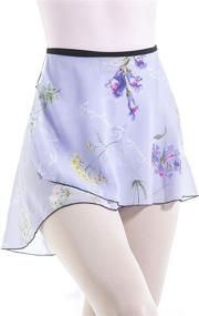 img 2 attached to 🩰 Dance Ballet Chiffon Wrap Skirts for Women and Girls - Short, a Top Pick for All Dance Enthusiasts.