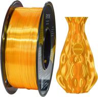 🌟 eryone ultra silk pla filament gold 1.75mm 3d printer spool - high precision ±0.03mm tolerance, 1kg (2.2lbs) logo