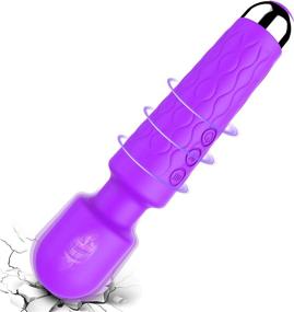 img 4 attached to 💪 Enhance Muscle Recovery with Electric Wand Massager: 8 Speeds 20 Vibrations for Women, Portable Handheld Massage Wand for Ultimate Body Relief