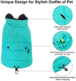 img 2 attached to Cozy & Warm Small Dogs Coat: Cute Puppy Jacket for Cold Weather, Stylish & Comfortable Cotton Apparel for Dogs - Perfect for Walking, Hiking, and Travel