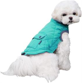 img 4 attached to Cozy & Warm Small Dogs Coat: Cute Puppy Jacket for Cold Weather, Stylish & Comfortable Cotton Apparel for Dogs - Perfect for Walking, Hiking, and Travel