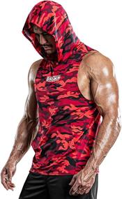 img 4 attached to DRSKIN Bodybuilding Sleeveless Training Hoodies Sports & Fitness for Running
