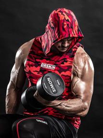 img 3 attached to DRSKIN Bodybuilding Sleeveless Training Hoodies Sports & Fitness for Running