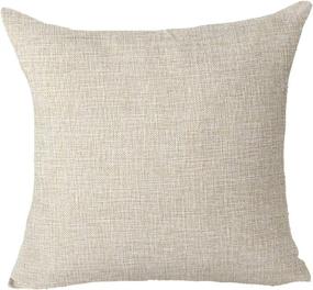 img 1 attached to 🏕️ FELENIW Camping Decorative Throw Pillow Cover: Cherish the Best Memories - Ideal Gift for Outdoor Enthusiasts - Cotton Linen Material - 18" x 18" inches