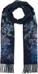 img 4 attached to Women's Floral Stem Scarf - Accessories First