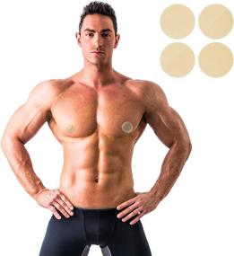 img 1 attached to 💪 Ultimate Nipple Protection: 200-Piece Men's Nipple Covers & Guards - Effective Nipple Tape Pasties for Chafing Solution, Disposable Pasty Set